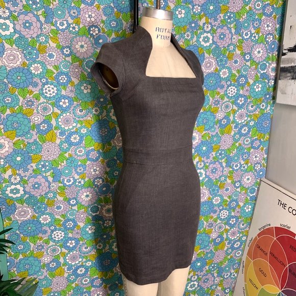 Bodybag By Jude Montreal Grey Mini Dress Size XS (Size 2) - Picture 2 of 7